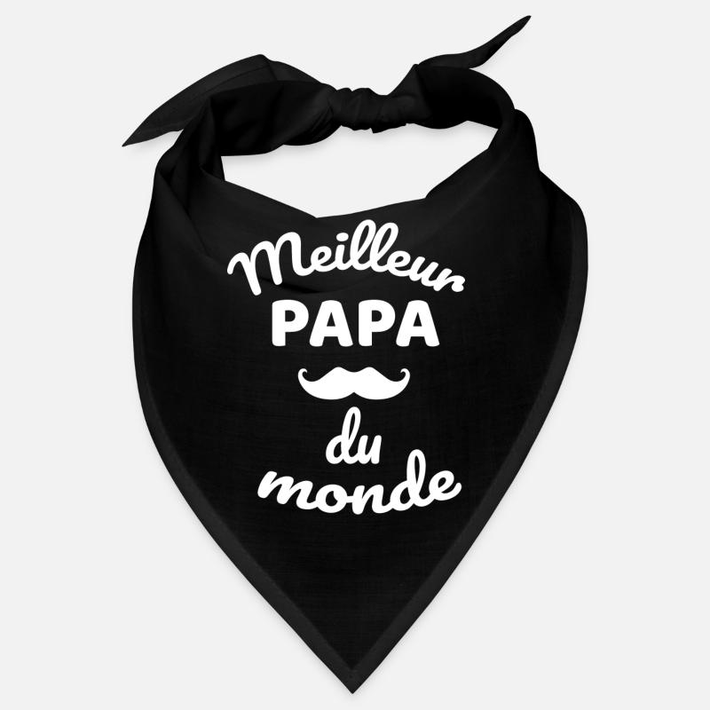 Authentisches Gesamt-Schnurrbart-Papa-Design Bandana