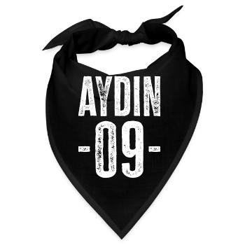 Aydın 09 – Stolz auf die Ägäisregion - Bandana - Schwarz - Vorne