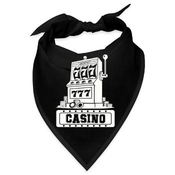 jackpot automat casino - Bandana - Schwarz - Vorne