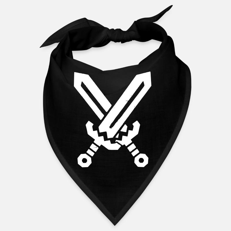 Pixel Swords 8-Bit Retro Bandana