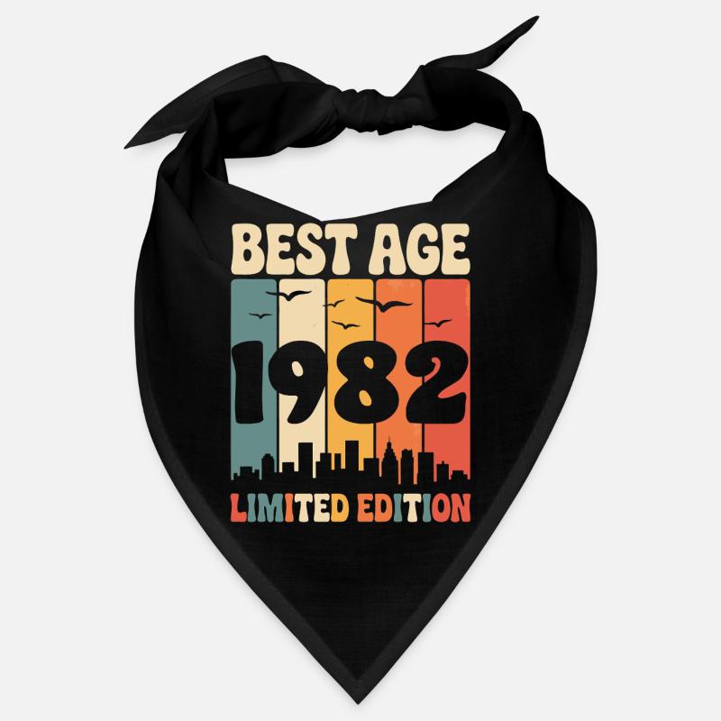 1982 Retro Geburtstag 1982 Vintage 1982 Bandana