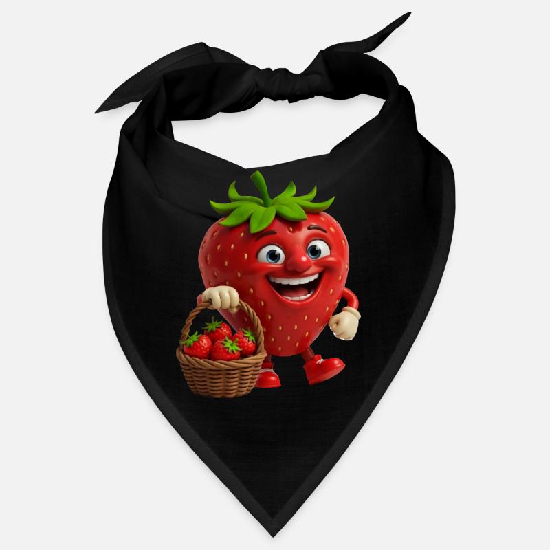Fraise avec visage Bandana