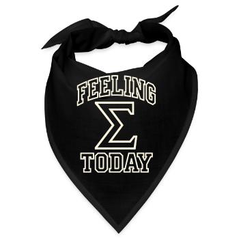 Feeling Sigma - Bandana - Schwarz - Vorne