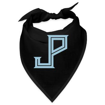 JP - Judy Punch Logo - Bandana - Schwarz - Vorne