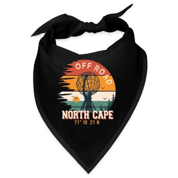 Nordkap Nord Kap Kap Nord - Bandana - Schwarz - Vorne