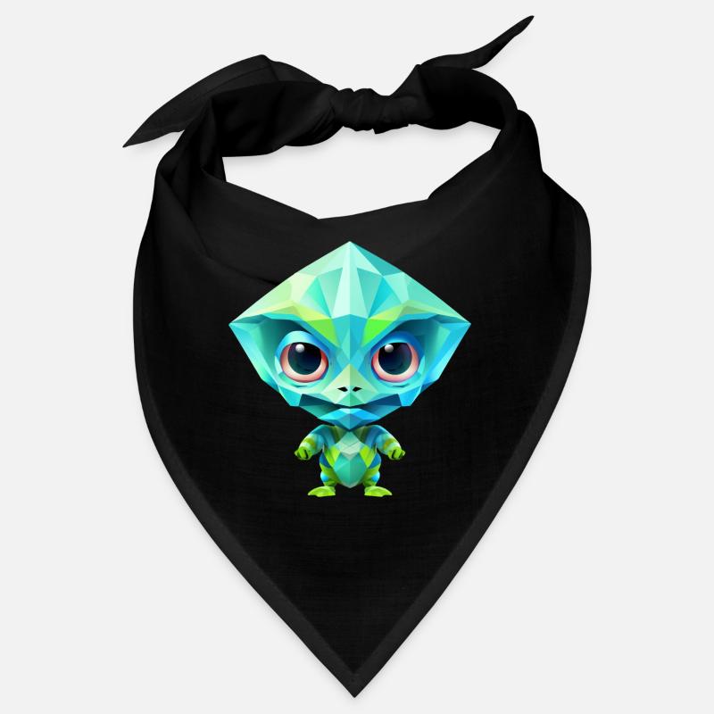 Polygone vert extraterrestre extraterrestre Bandana