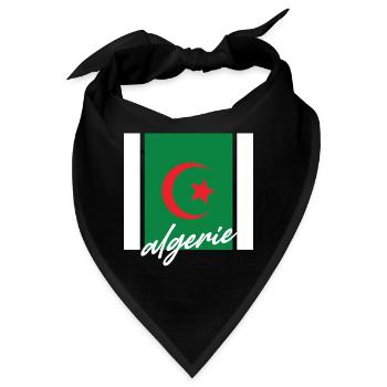 Algerie - Bandana - Schwarz - Vorne