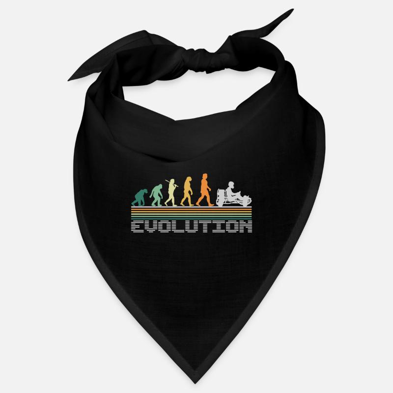GoKart Go-Kart GoKartfahrer Evolution Drôle Rétro Bandana