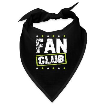 Fan Club - Bandana - Schwarz - Vorne