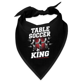Table Soccer King Wuzzler Tischkicker Tischfußball - Bandana - Schwarz - Vorne