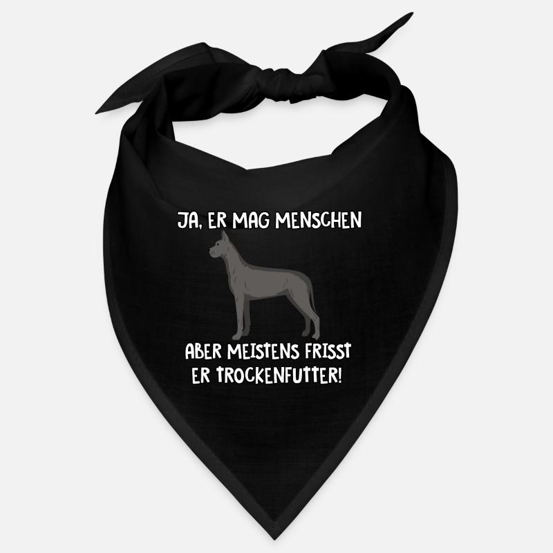 Ja er mag Menschen Dogge Bandana