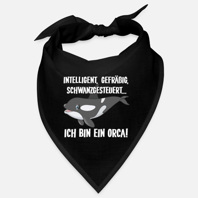 Ich bin ein Orca - Bandana - Schwarz