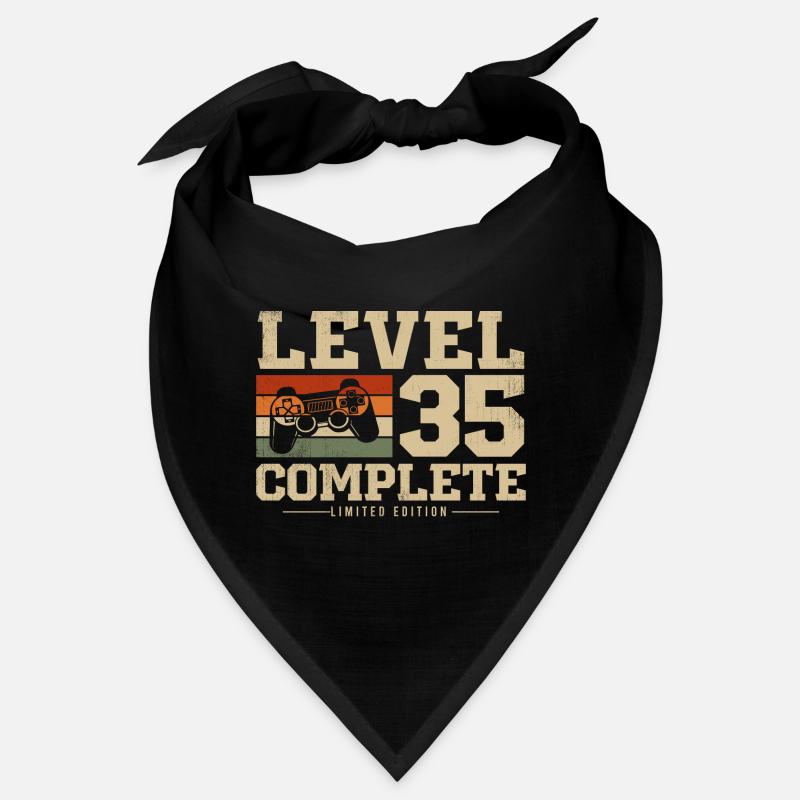 35 Birthday Gift Level 35 Complete Bandana
