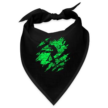 Scooter Tretroller Stunts Skatepark Tretroller - Bandana - Schwarz - Vorne