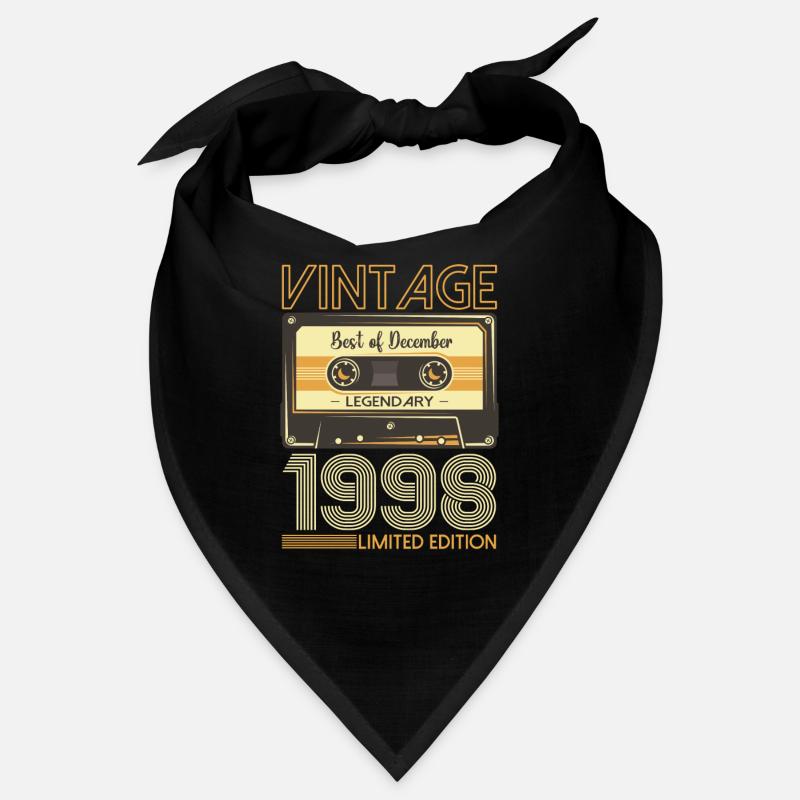 Décembre Né 1998 Cadeau du 24e anniversaire Bandana