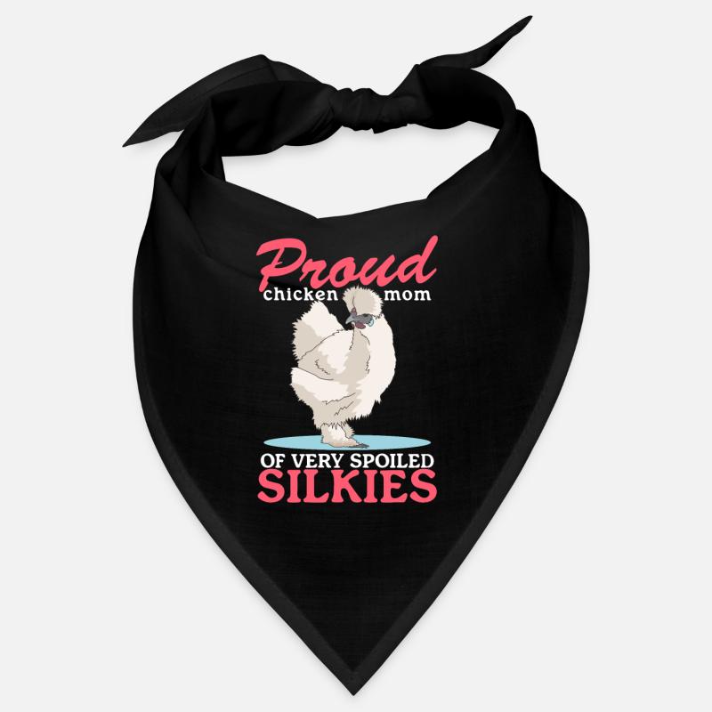 Silk Chicken Mom Chicken Silk Chicken Silkie Gift Bandana