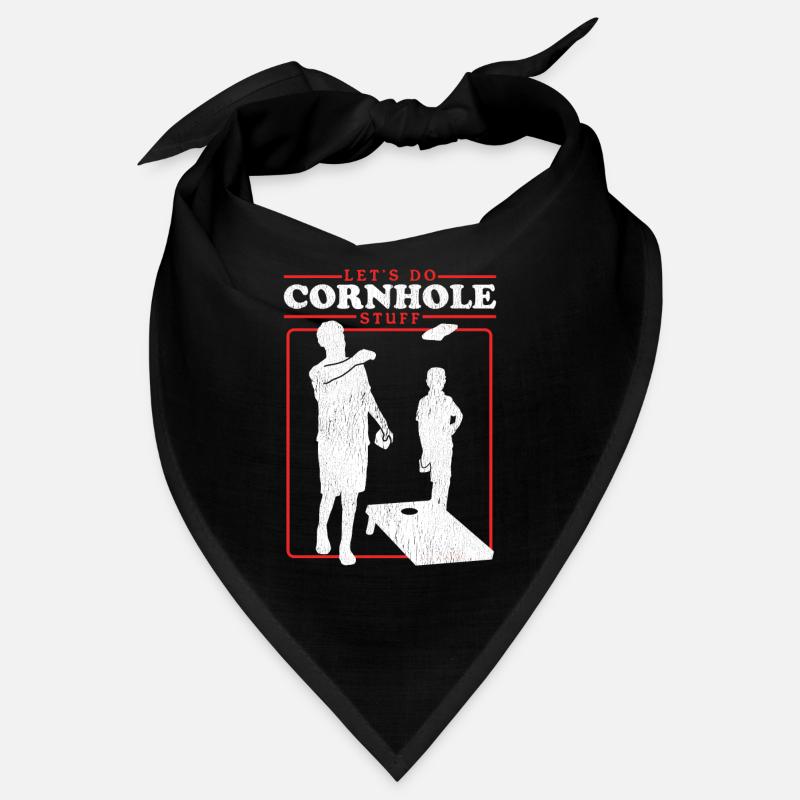 Cornhole Spieler | Sackloch Bean Bag Geschenk Bandana