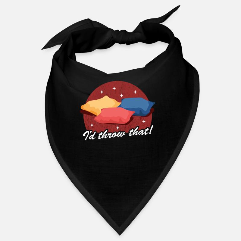 Cornhole Spieler Bean Bag Sackloch Geschenk Bandana