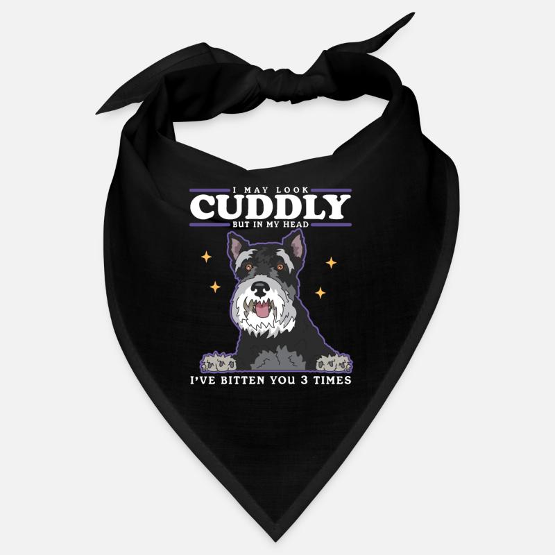 Schnauzer miniature propriétaire Schnauzer chiens cadeau Bandana