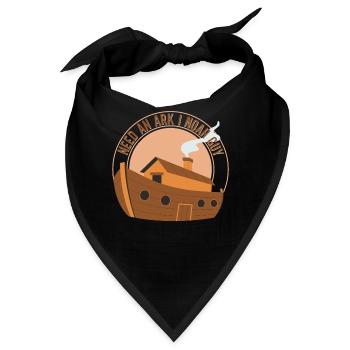 Arche Noah Christlicher Witz - Bandana - Schwarz - Vorne