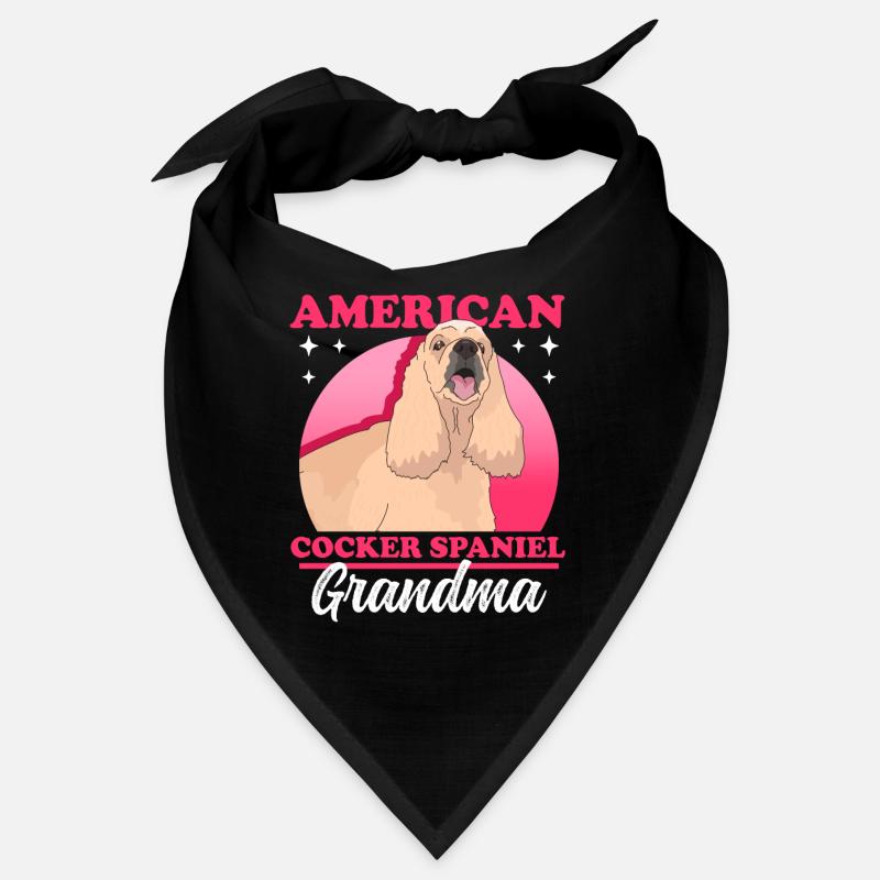 Amerikanischer Cocker Spaniel Oma Hunde Geschenk Bandana