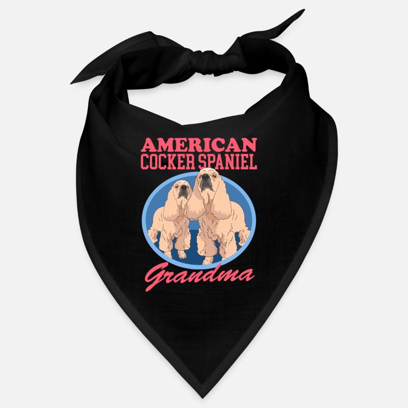 Amerikanischer Cocker Spaniel Oma Hund Geschenk Bandana