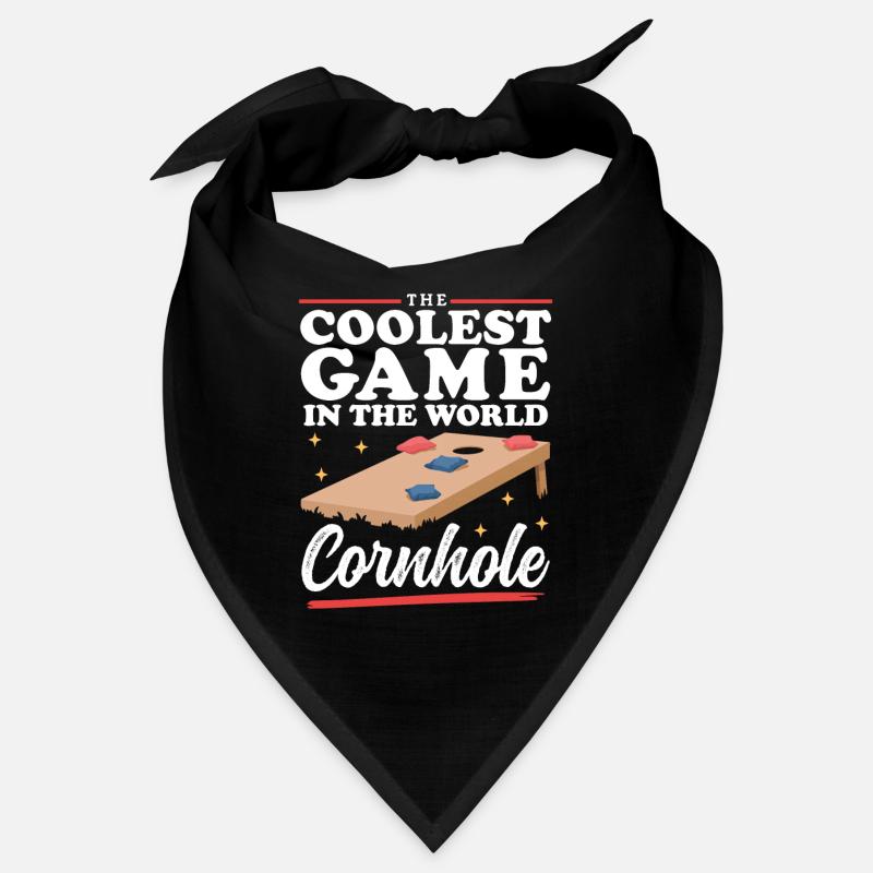Cornhole Spieler | Sackloch Bean Bag Geschenk Bandana