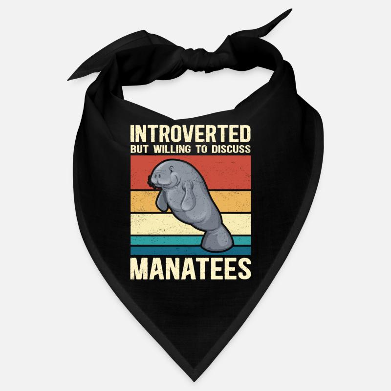 Manatee Manatee Manatee Manatee Manatee Gift Bandana