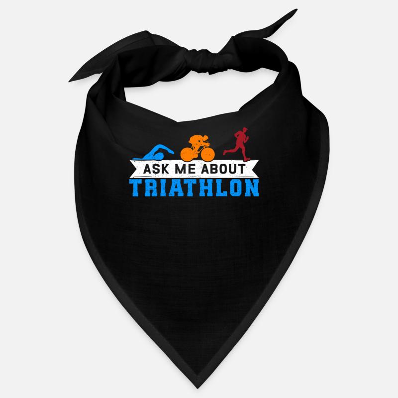 Triathlon Triathleten Triathlet Athleten Geschenk Bandana