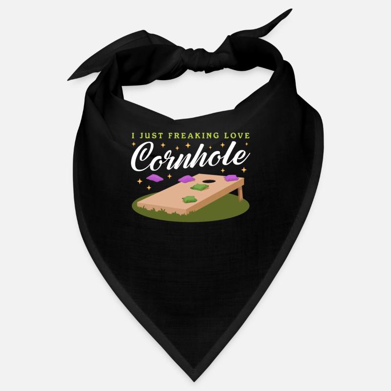 Cornhole Spieler Bean Bag Sackloch Geschenk Bandana