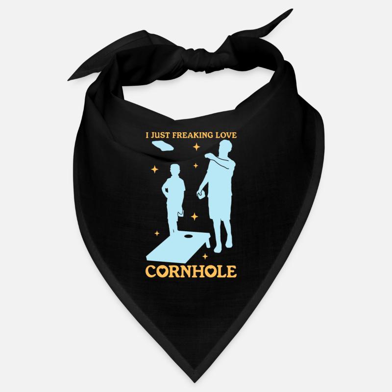 Cornhole Bean Bag Spieler Sackloch Geschenk Bandana