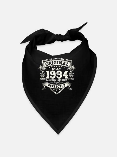 Geburtstag 1994 Mai 1994 Jahrgang 1994 Legende 94 - Bandana - Schwarz