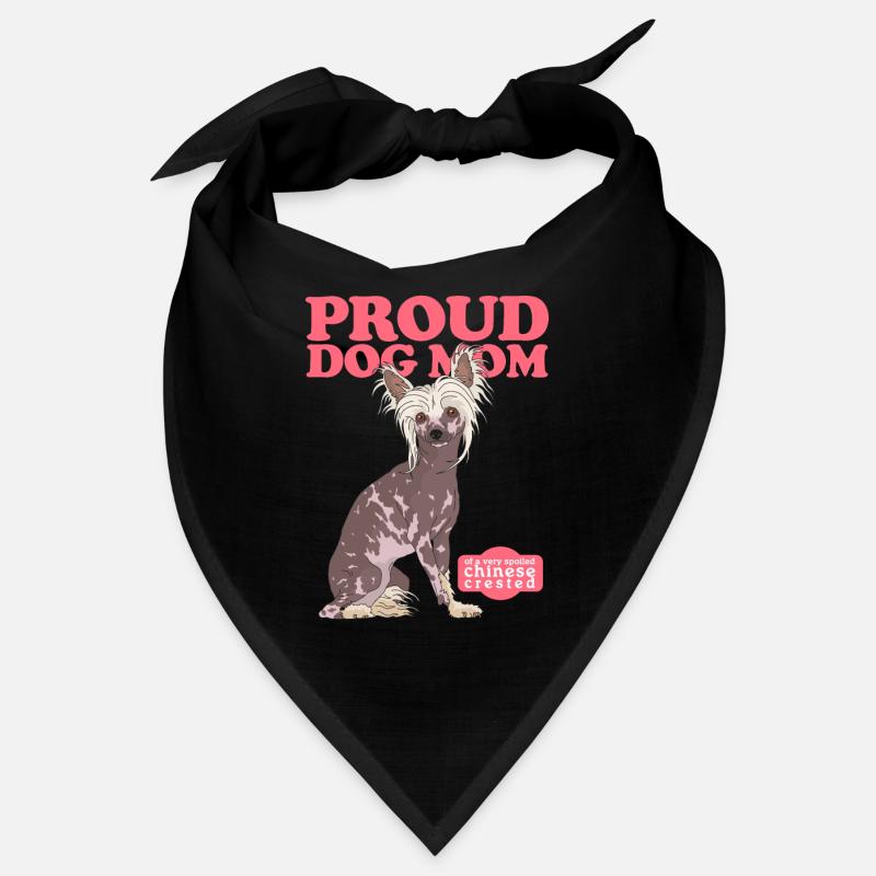 Chinese Crested Mom Schopfhunde Geschenk Bandana