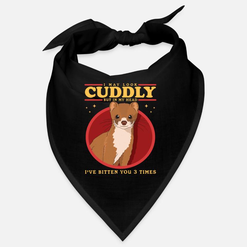 Cadeau Weasel Mouse Weasel Hermännchen Bandana