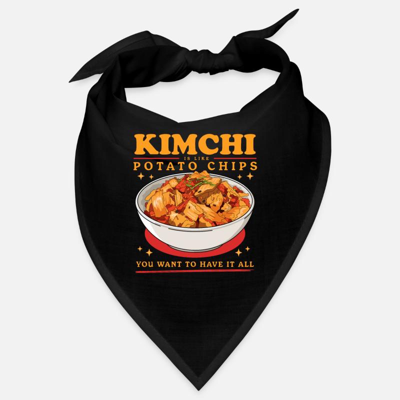 Kimchi Korean Dish Kimchi Gift Bandana