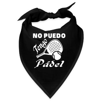 Ich kann keine Padel-Padel-Athleten haben - Bandana - Schwarz - Vorne