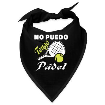 Ich kann keine Padel-Padel-Athleten haben - Bandana - Schwarz - Vorne