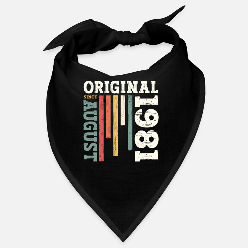 43rd Birthday Original August 1981 Born 1981 Bandana