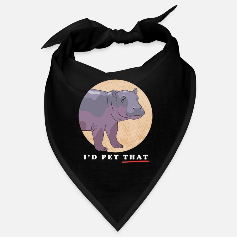 Nilpferd Baby Flusspferd Nilpferde Geschenk Bandana