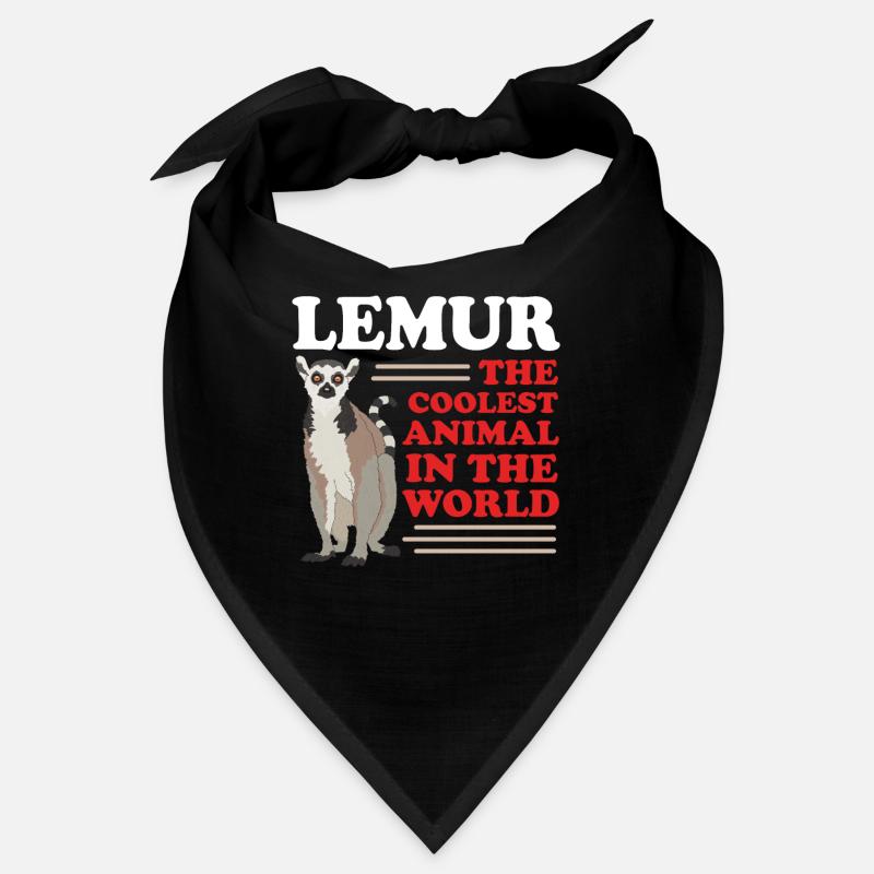 Lémurien annelé lémurien lémurien queue bouclée lemure cadeau Bandana