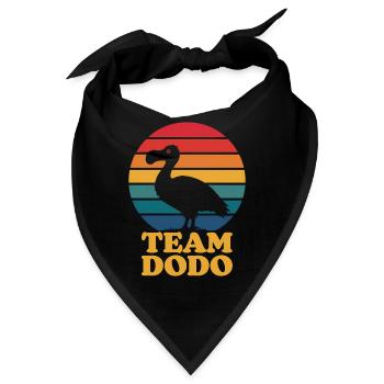 Dodo Spruch Dodo Vogel Lustiges Dodo Geschenk - Bandana - Schwarz - Vorne