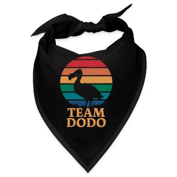 Dodo Spruch Dodo Vogel Lustiges Dodo Geschenk - Bandana - Schwarz - Vorne
