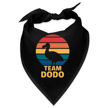 Dodo Spruch Dodo Vogel Lustiges Dodo Geschenk - Bandana - Schwarz - Vorne