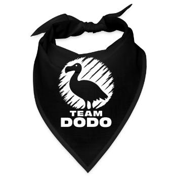 Dodo Spruch Dodo Vogel Lustiges Dodo Geschenk - Bandana - Schwarz - Vorne