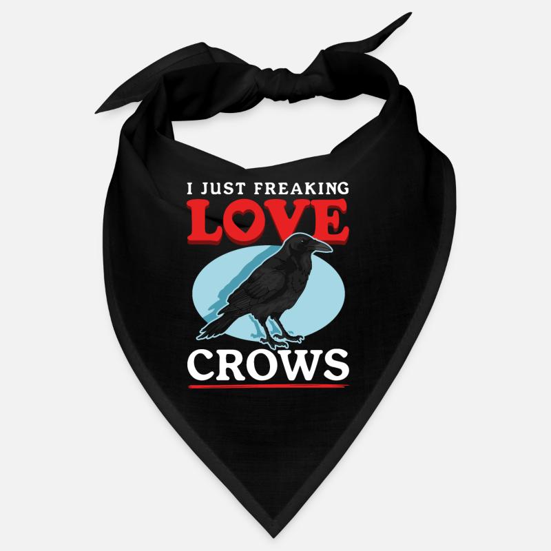 Crows Black Ravens Birds Gifts Bandana