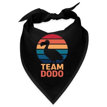 Dodo Spruch Dodo Vogel Lustiges Dodo Geschenk - Bandana - Schwarz - Vorne