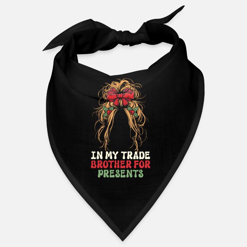Dans mon frère de commerce pour les cadeaux de l’ère Noël Bandana