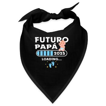 Zukunft Papst 2025 Erstvater 2025 - Bandana - Schwarz - Vorne