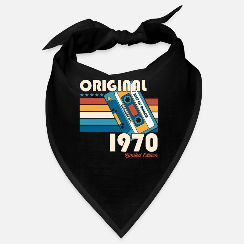 Cassette 55e anniversaire Mars Année 1970 Bandana