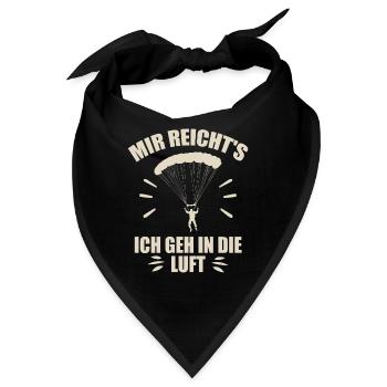 Mir reichts ich geh in die luft - Bandana - Schwarz - Vorne